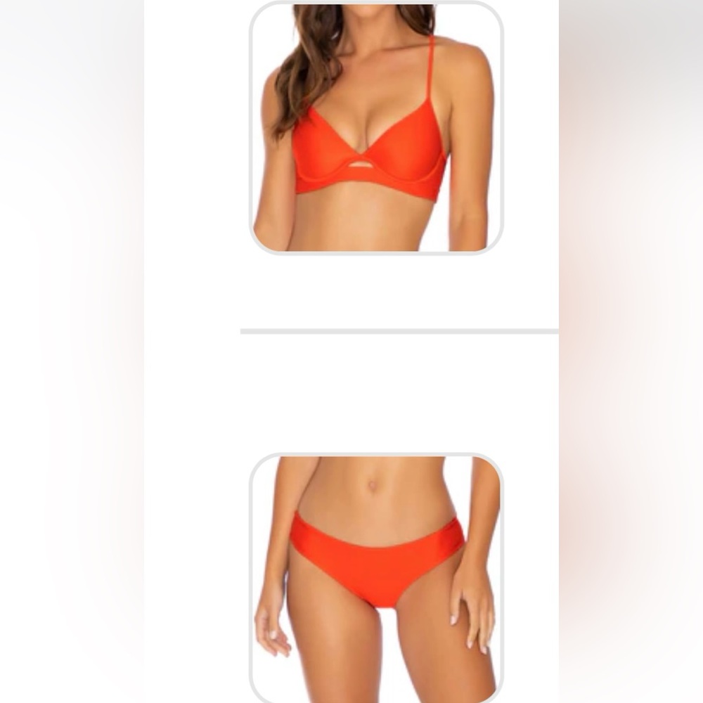 Luli Fama Orange Bikini